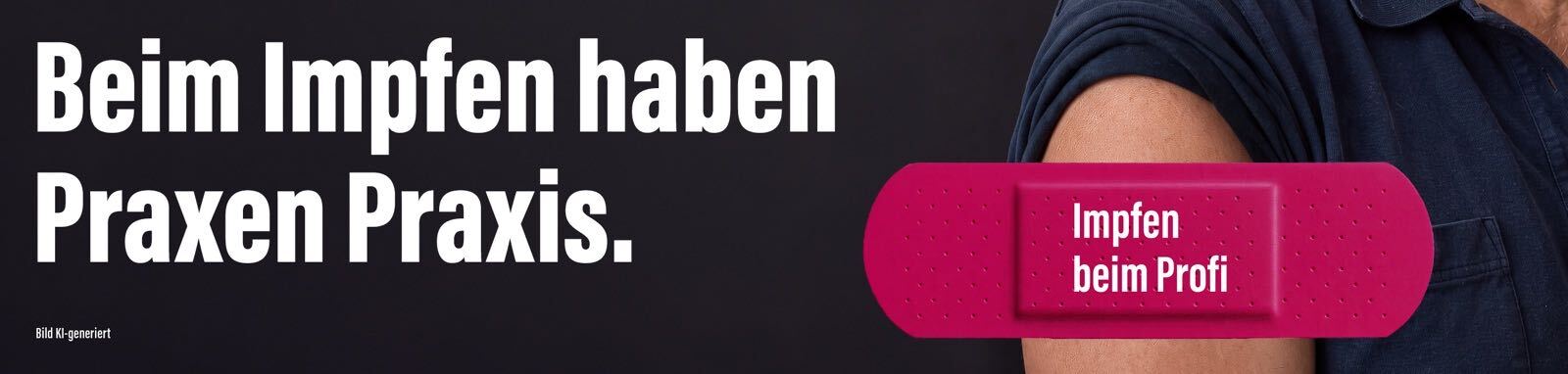 Beim Impfen haben Praxen Praxis. Impfen beim Profi.